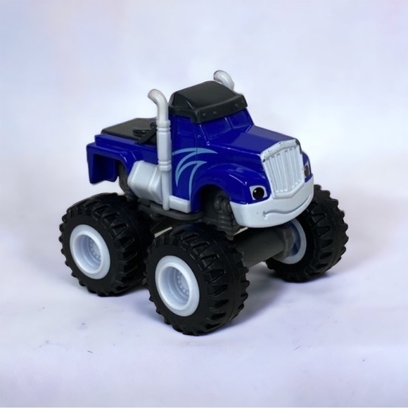 Blaze and the Monster Machines Crusher Blue Truck Toy Car Kids Tv Show - read - Picture 1 of 11